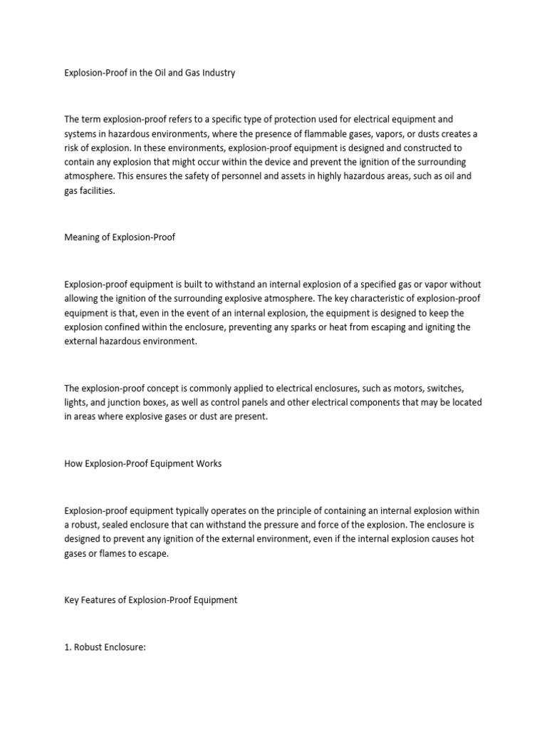 Explosion Proof WPS Office | PDF | Energy Technology