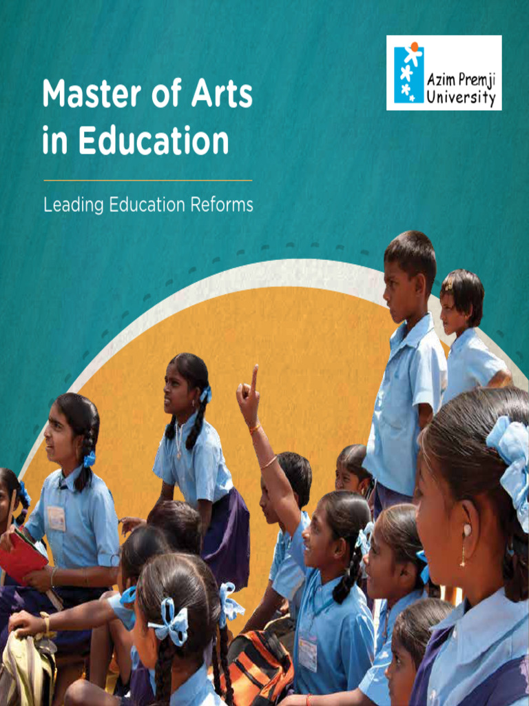 Azim Premji University MA in Education | PDF | Curriculum | Teacher ...