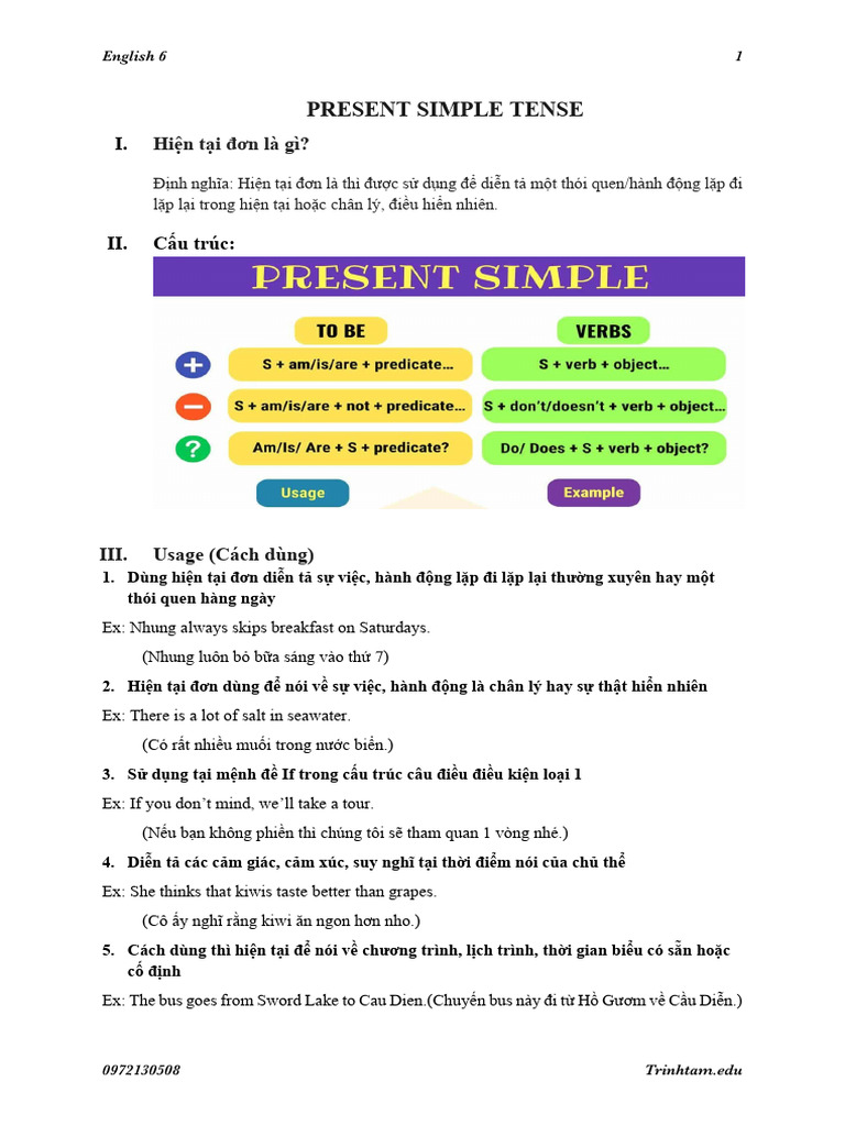Present Simple | PDF