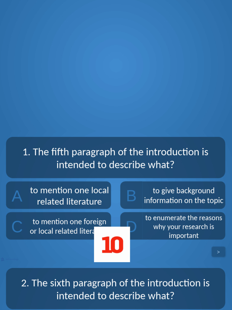 Multiple Choice Template | PDF | Hypothesis | Quantitative Research
