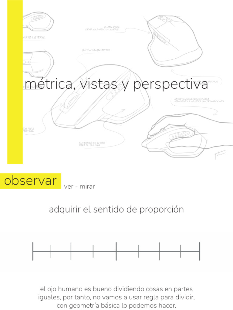 Metricas Vista + Persp | PDF | Perspectiva (Gráfica) | Horizonte