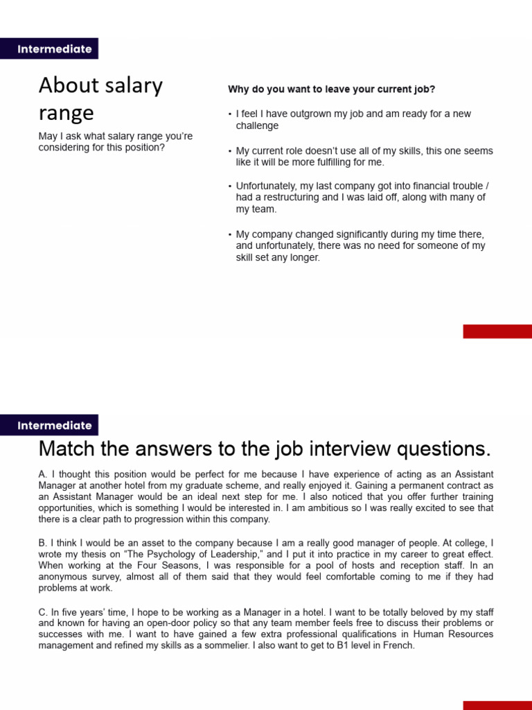 Job Interview Preparation Guide | PDF | Job Interview