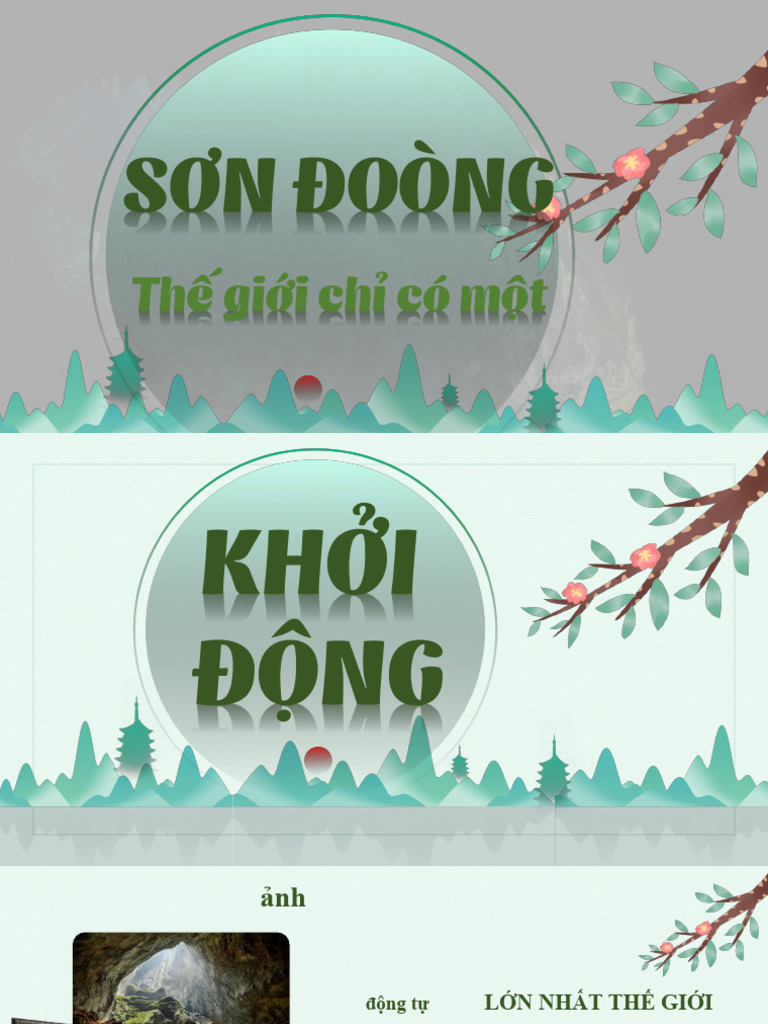 Son doong the gioi chi co mot bai giang powerpoint ngu van 11 chan tro