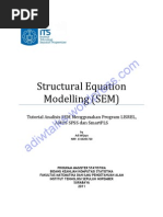 Download Tutorial Analisis SEM Menggunakan Program LISREL AMOS SPSS dan SmartPLS by Adi Wijaya SN82629606 doc pdf