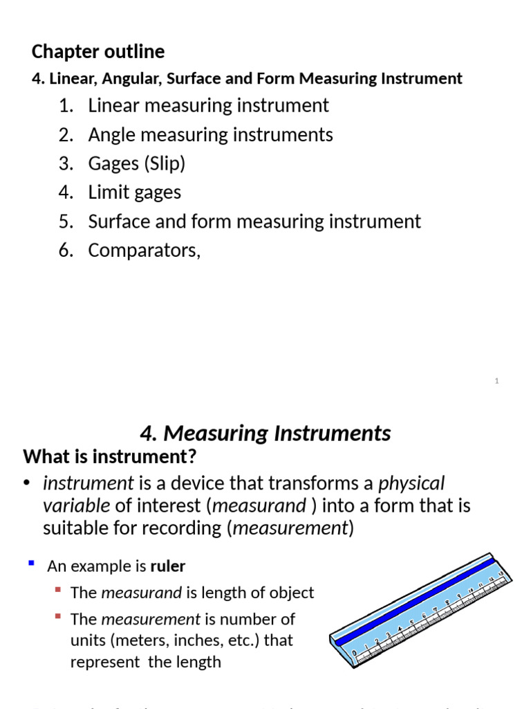 CH 4 Linear Aand Angular Measurments | PDF | Tools
