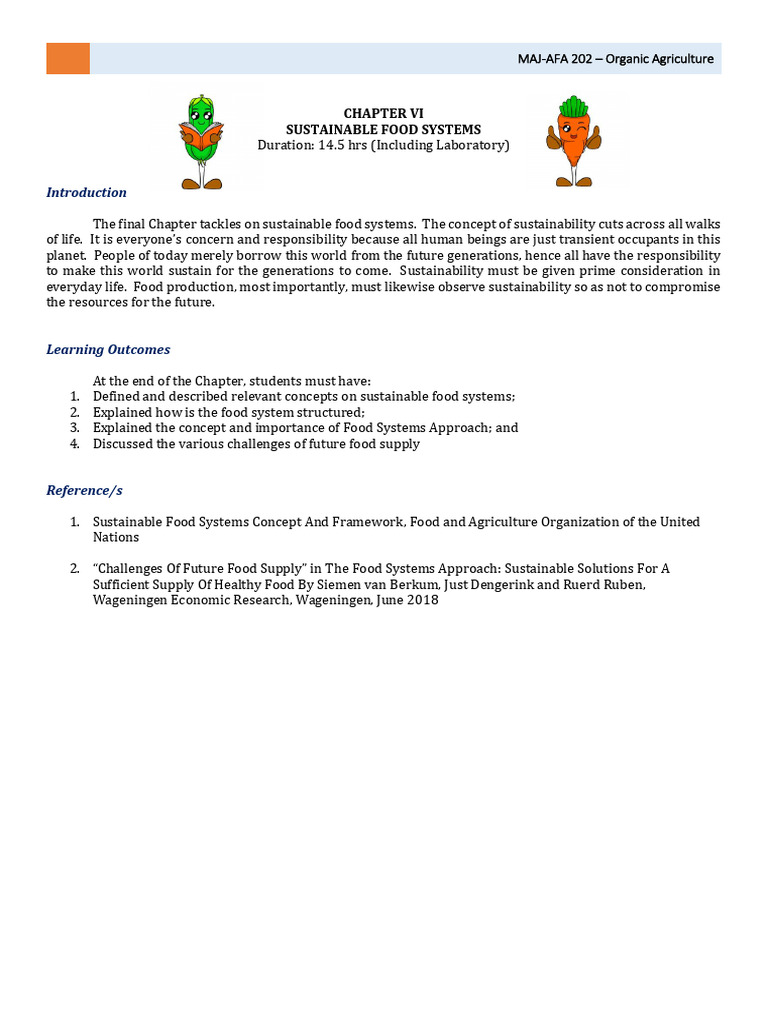 Sustainable Food Systems Overview | PDF | Sustainability | Agriculture