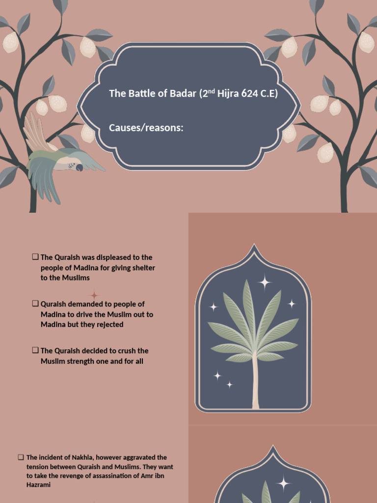 Battle of Baddar | PDF | Muhammad | Abrahamic Religions