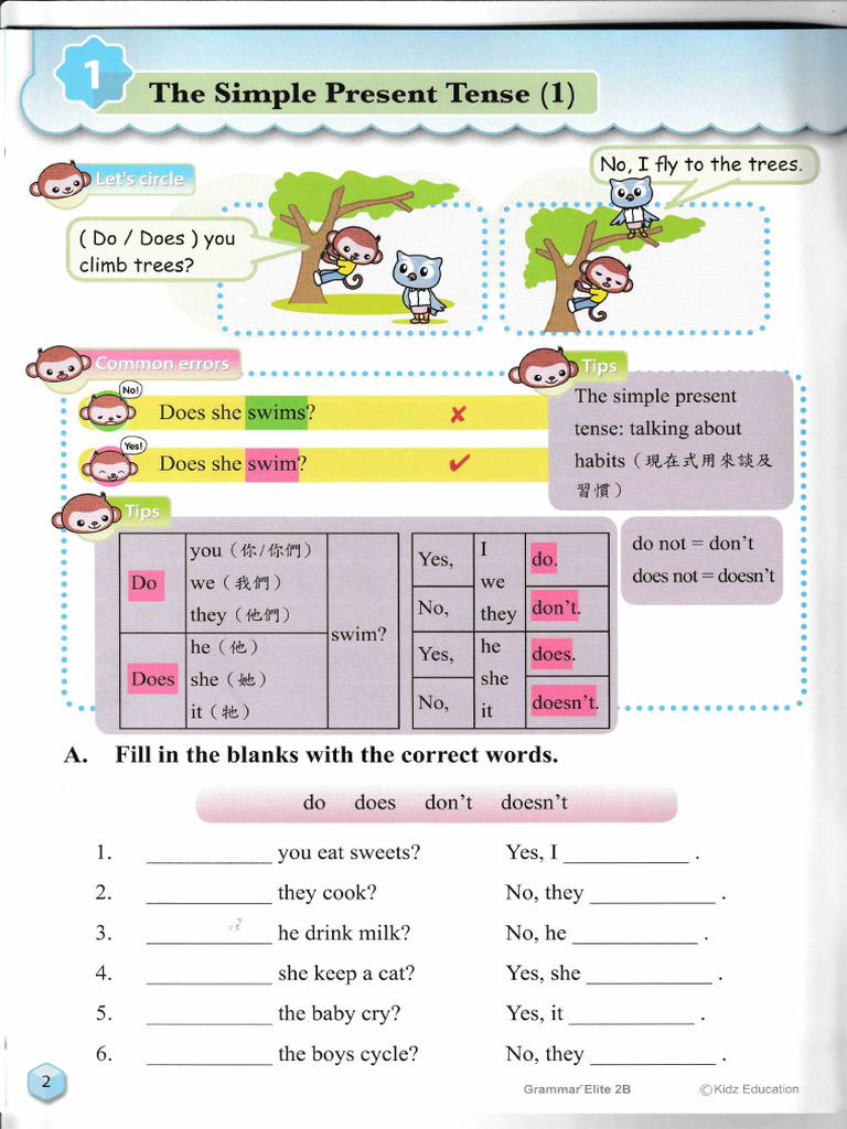 2B - English Research Centre Grammar Elite 004 | PDF