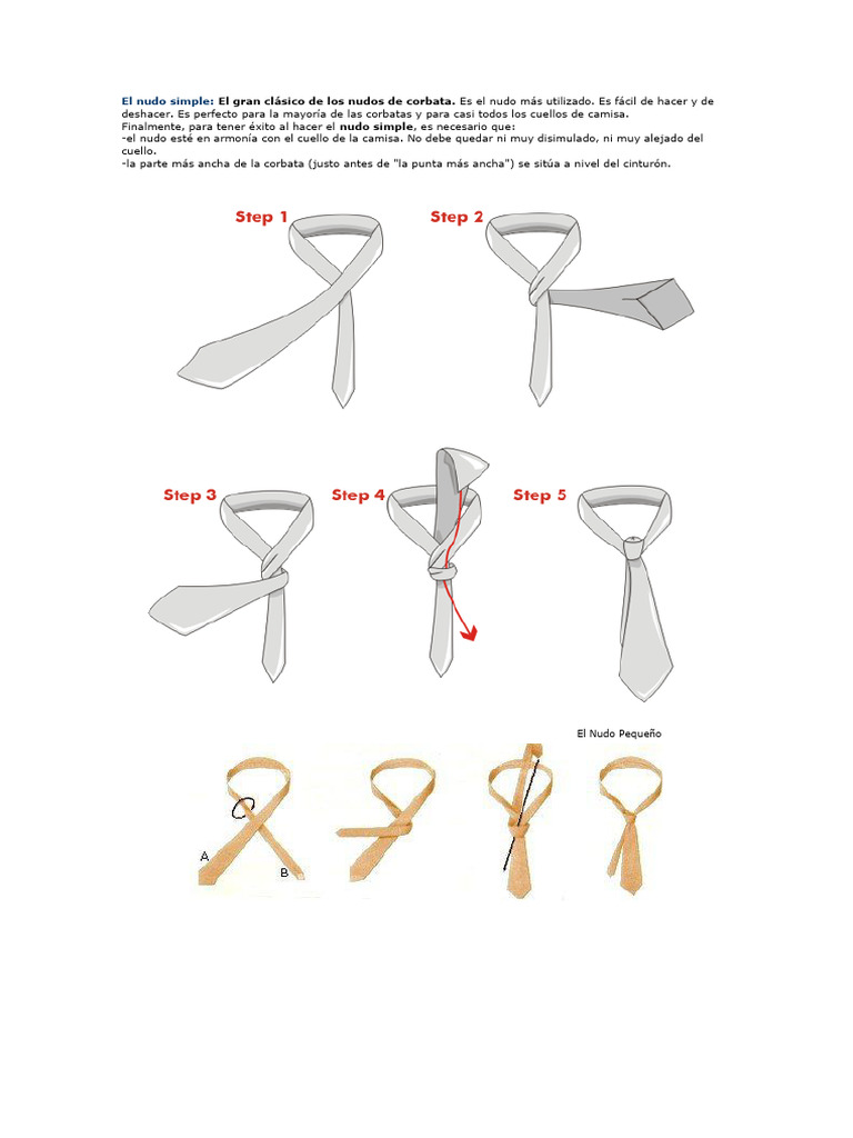 El Nudo Simple Corbata | PDF