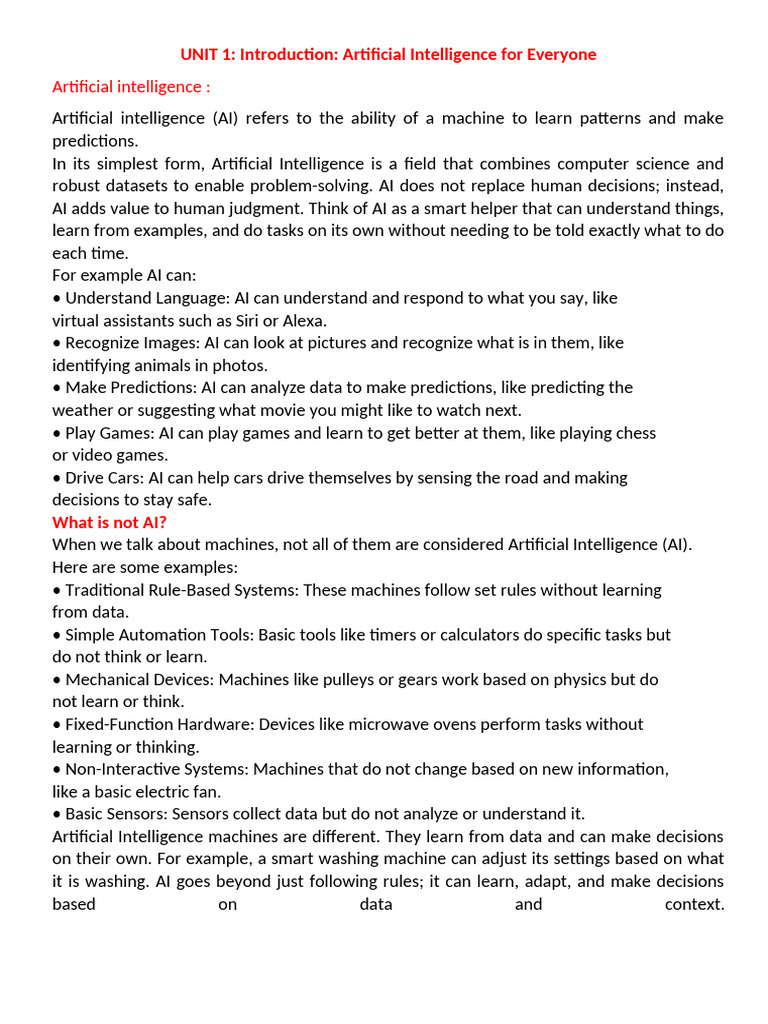 Intro to AI: Concepts and Applications | PDF | Artificial Intelligence ...