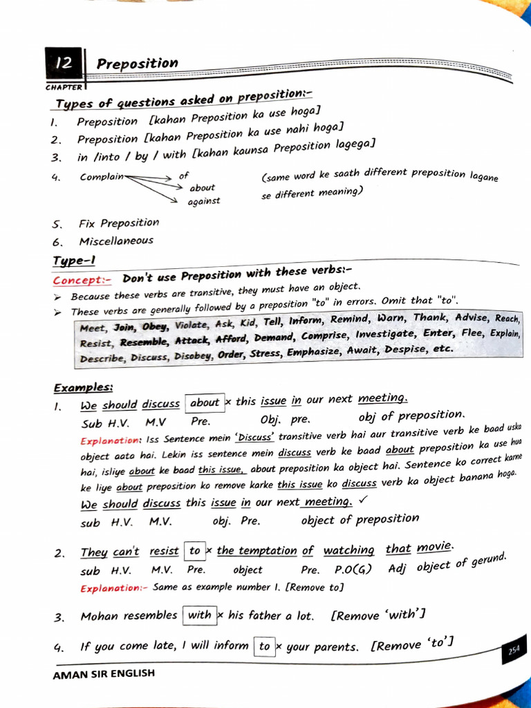 Understanding Prepositions and Verbs | PDF | Verb | Semantics