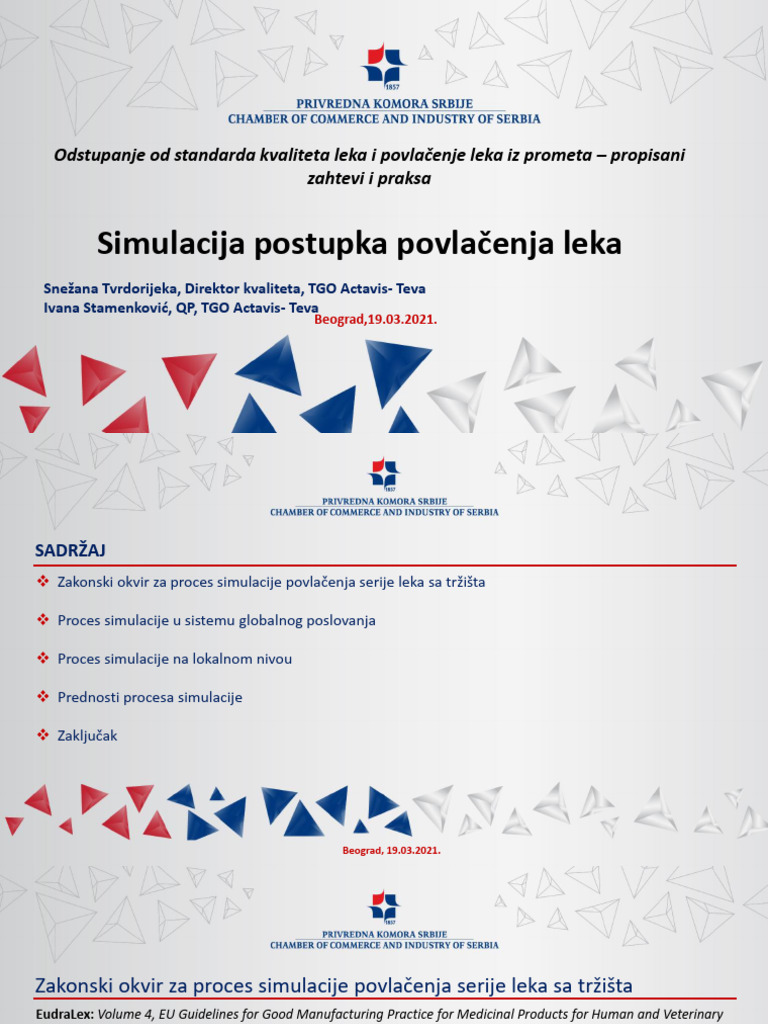 Simulacija Postupka Povlacenja Leka | PDF