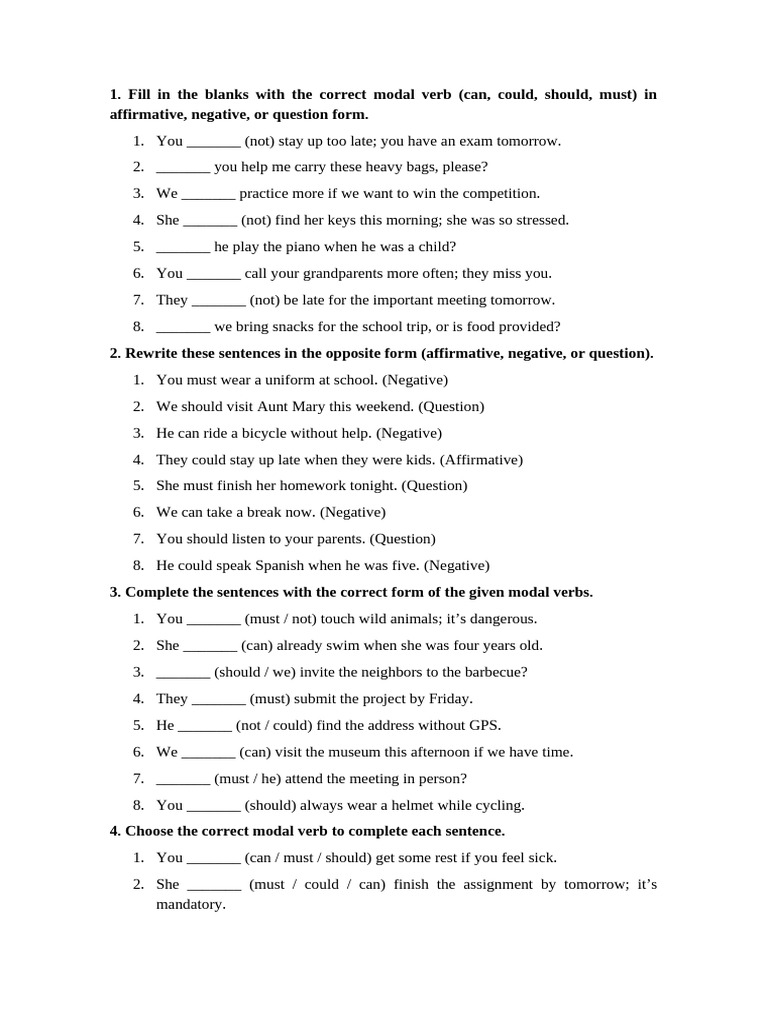 Modals + Family Members - Samuel | PDF | Grammar | Family
