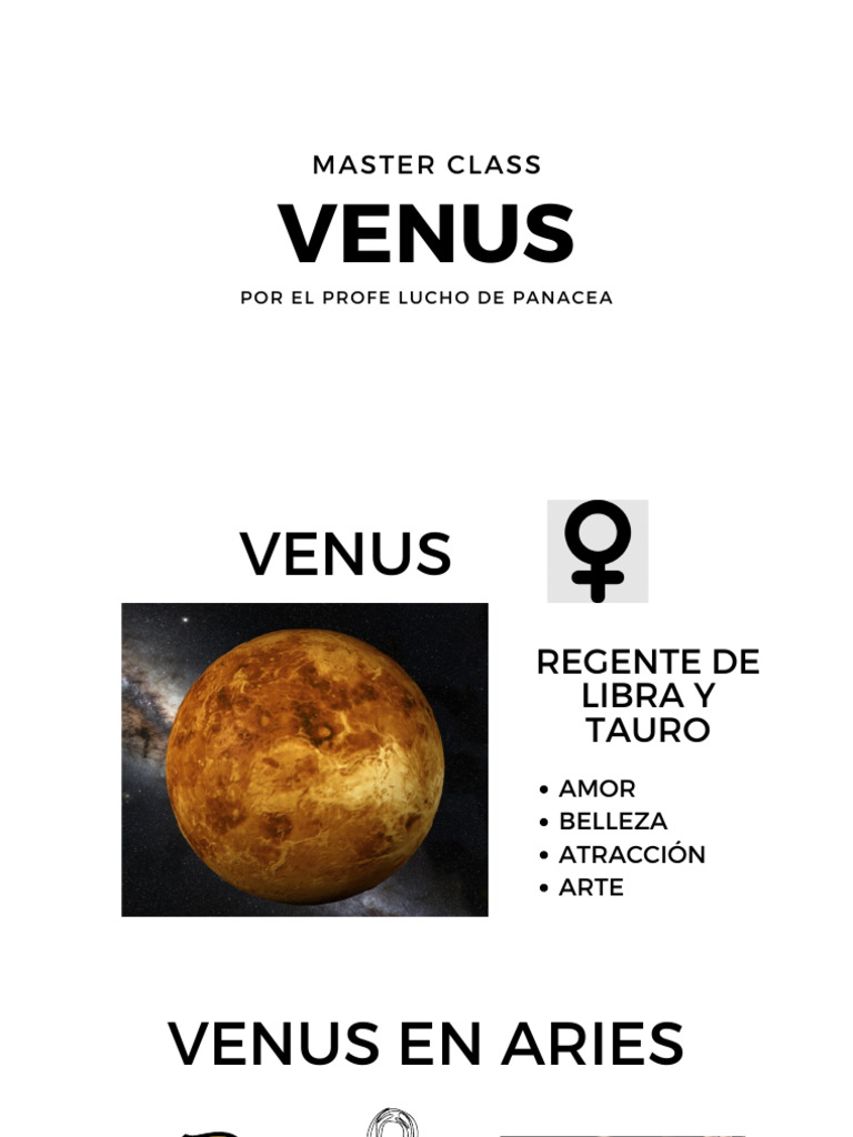Venus: Signos y Atributos | PDF
