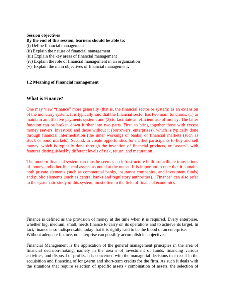 Understanding Financial Management Basics | PDF | Dividend | Profit ...