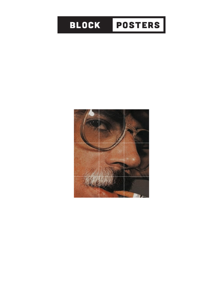 Create a Block Poster: A4, Portrait | PDF