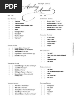 Download Academy Awards 2012 Ballot by Dixie Delights SN82633275 doc pdf