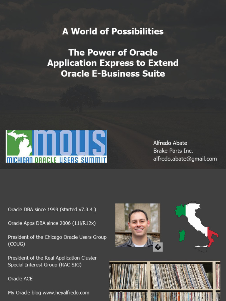 Extend Oracle EBS with APEX Solutions | PDF | Databases | Web Server