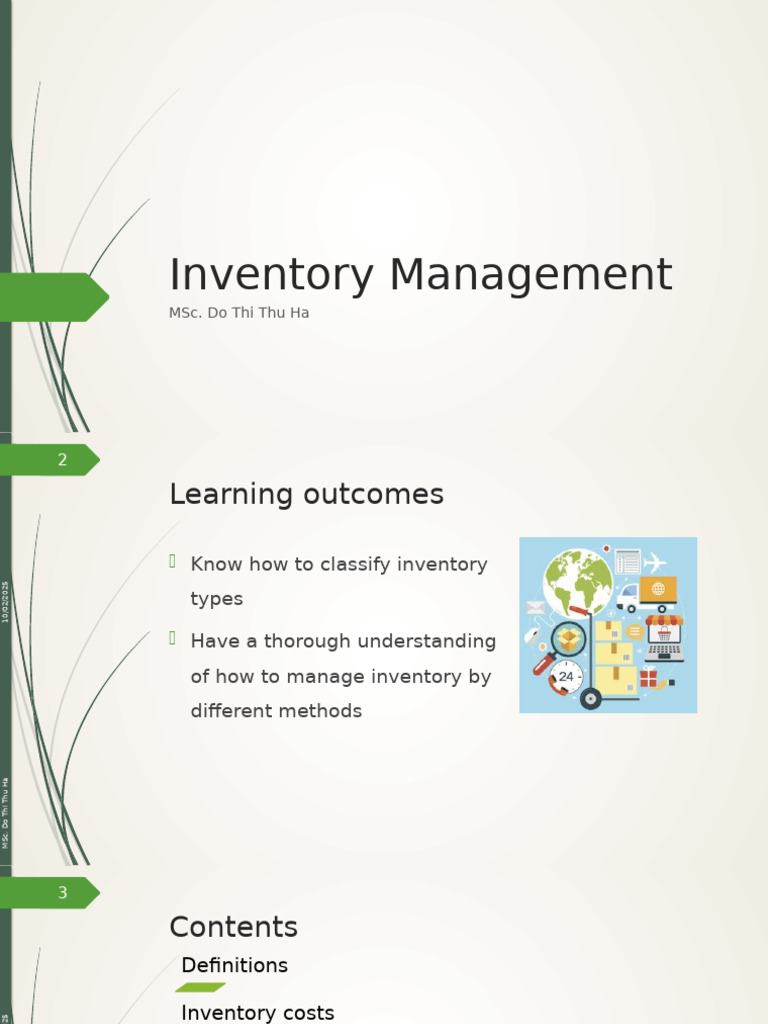 Inventory Management Techniques Explained | PDF | Inventory | Logistics