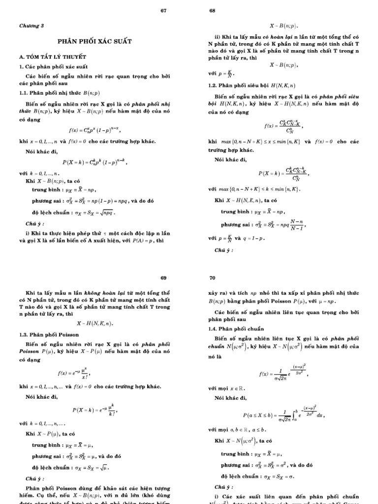 BT XS Chương 3 | PDF