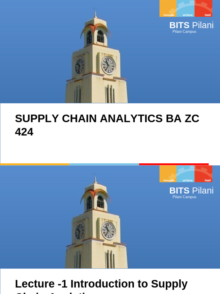 Supply Chain Analytics Overview | PDF | Analytics | Supply Chain