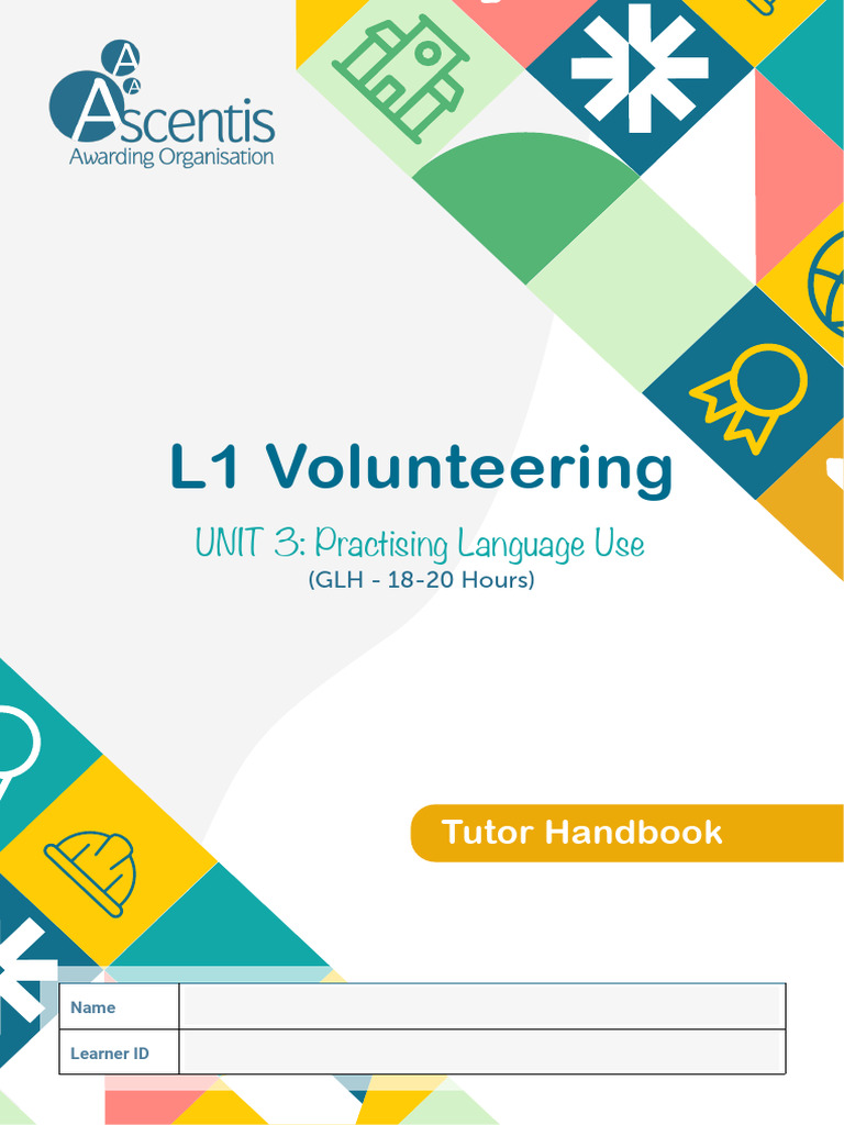 Tutor Handbook Unit 3 | PDF | English As A Second Or Foreign Language ...