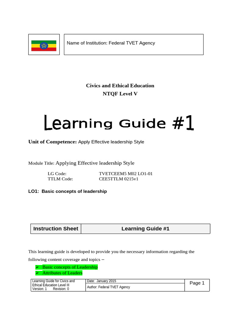 Leadership Pdf Leadership Transformational Leadership