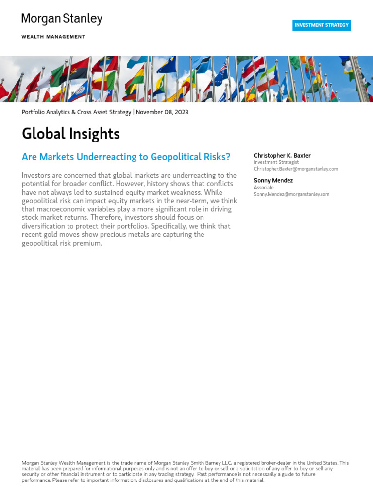 Geopolitical Risks and Market Resilience | PDF | Financial Risk | Bonds ...