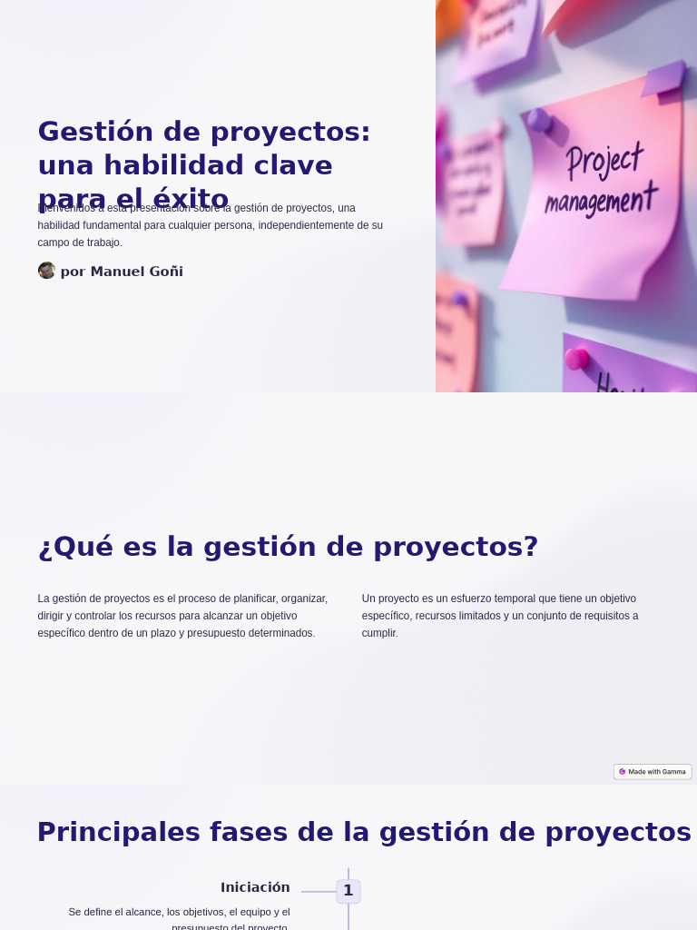 Claves de la Gestión de Proyectos Efectiva | PDF | Gestión de proyectos ...