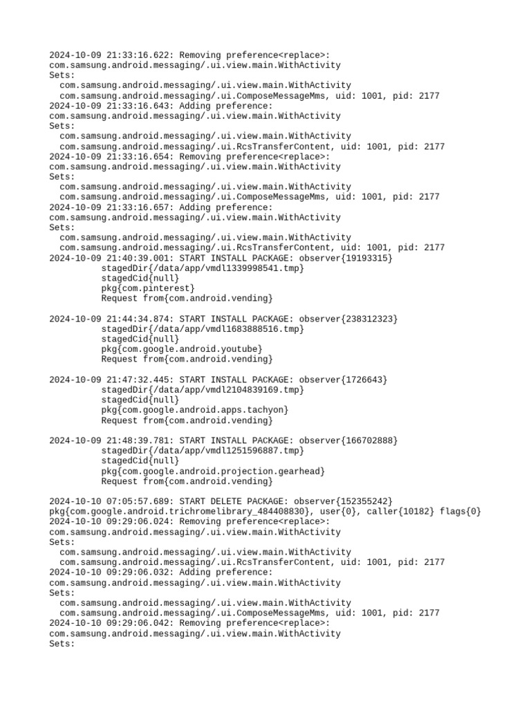 PM Debug Info | PDF | Software