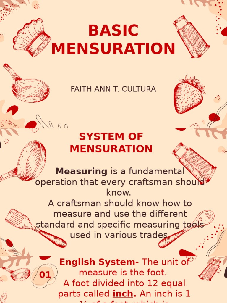 Essential Mensuration Techniques Guide | PDF | Gallon | Foot (Unit)