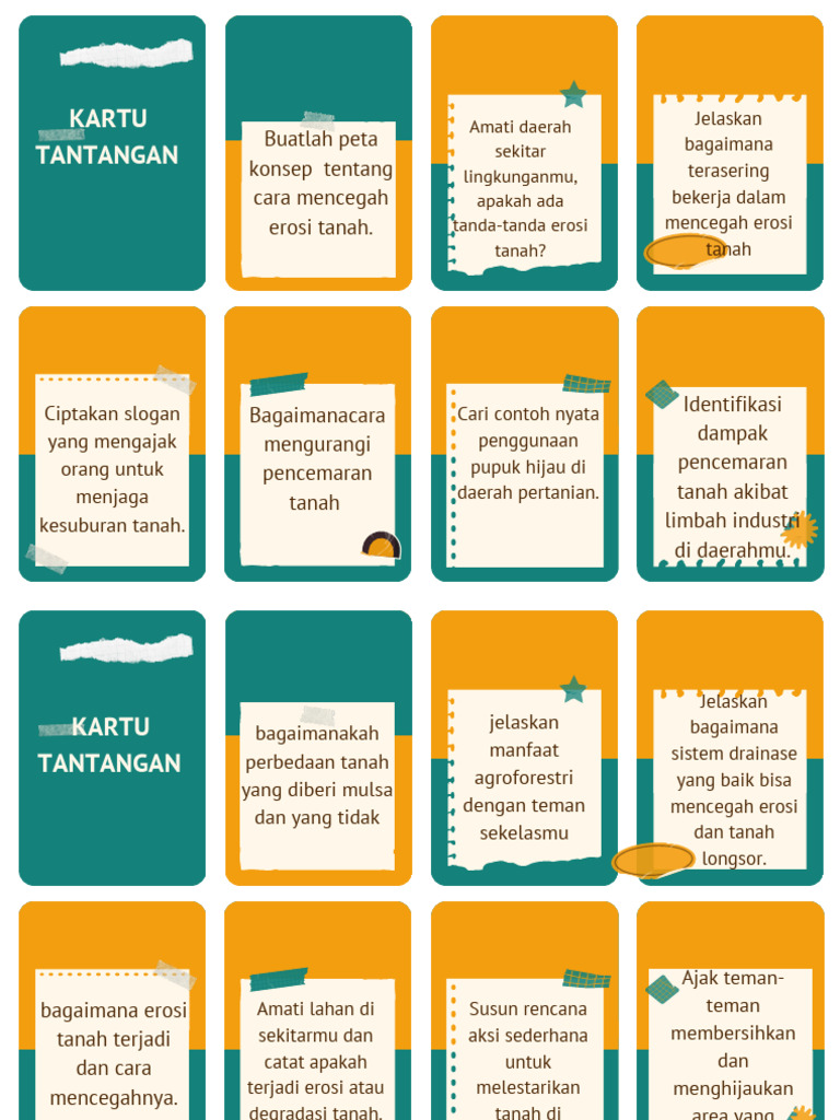 Kartu Tantangan | PDF