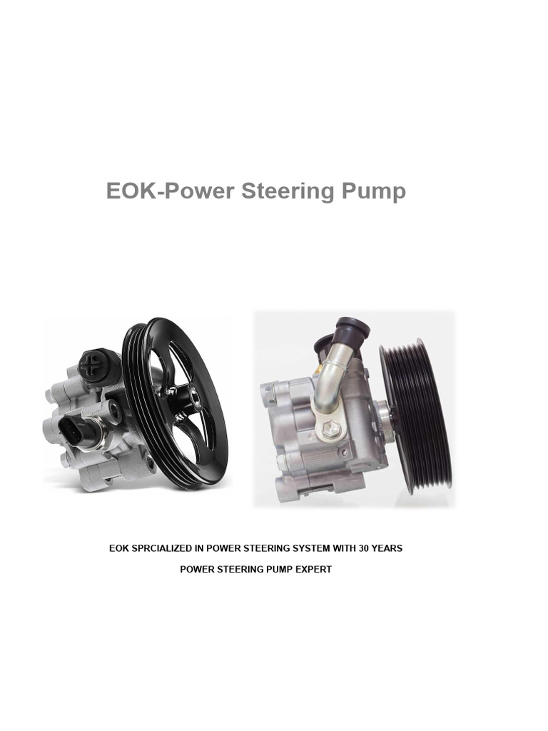 【Steering Pump】Eok Steering Pump (2025!01!14 18-59-50) | PDF | Steering ...