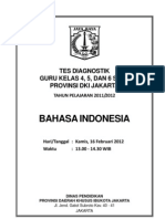 Soal Tes Diagnostik Guru SD Bhs Indonesia