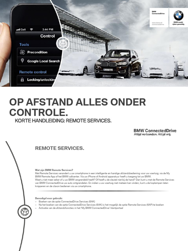 Remote Services Bmw