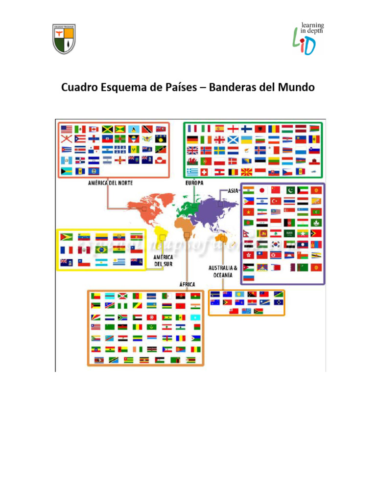 Anexo-1-Mapa-Países-y-Banderas-del-Mundo | PDF