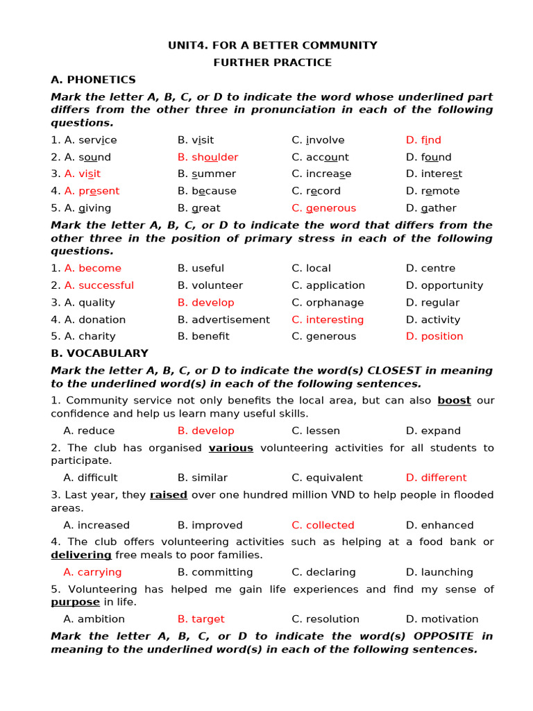 Community Service and Volunteering Skills | PDF | Volunteering