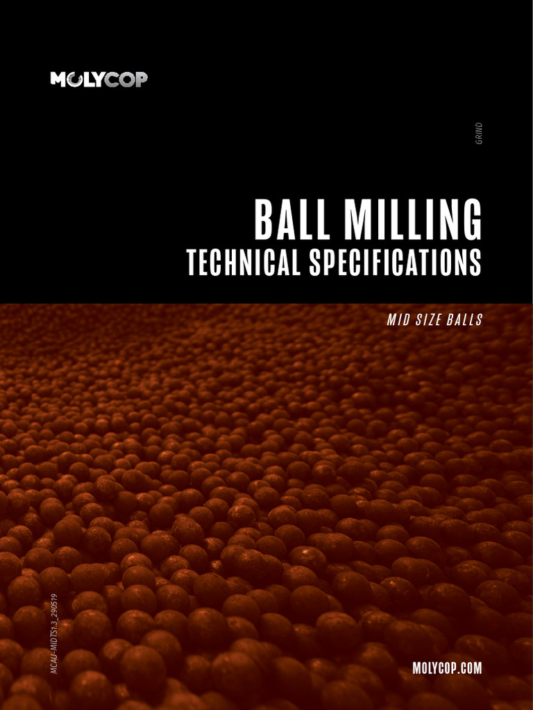 Molycop Mid-Size Grinding Balls Specs | PDF | Heat Treating | Mill ...