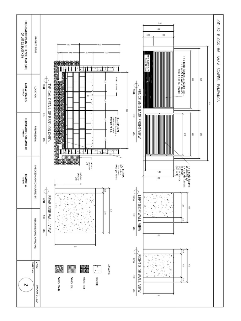 Fence and Gate | PDF