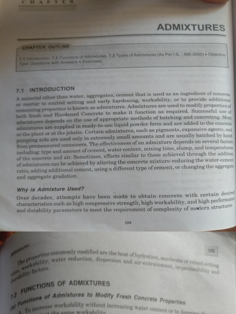 Understanding Concrete Admixtures | PDF | Concrete | Building Engineering