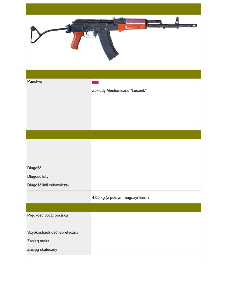 Opisy Broni | PDF
