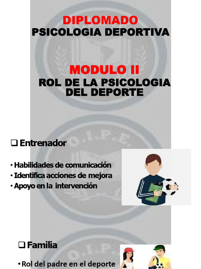 Rol de la Psicología en el Deporte | PDF