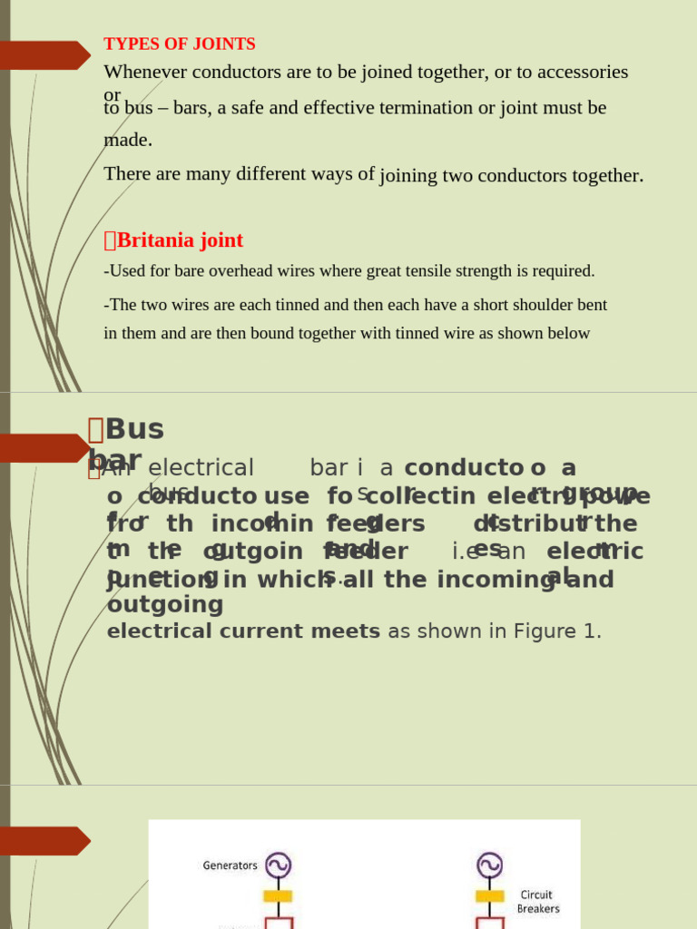 Types of Electrical Joints Explained | PDF | Wire | Electrical Wiring