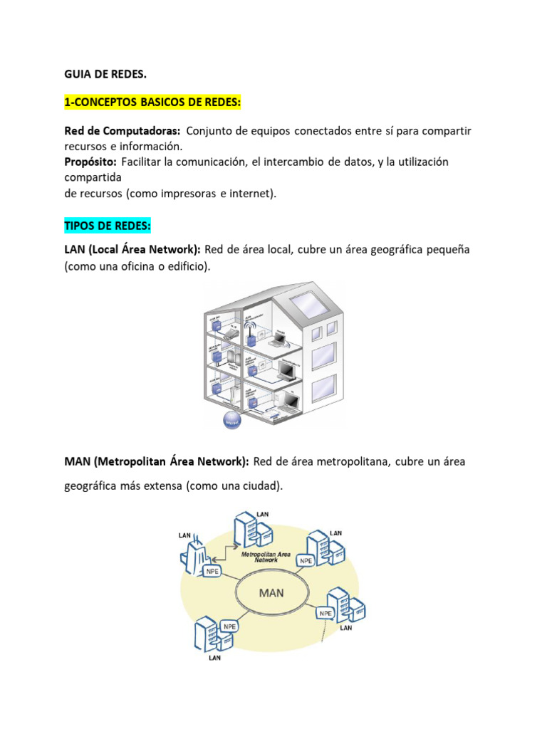 Guía Completa de Redes de Computadoras | PDF | Red de computadoras ...