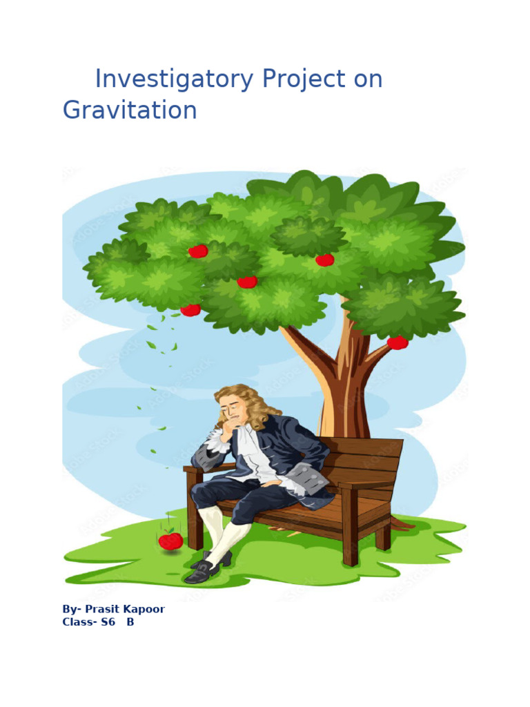 Investigatory Project On Gravitation | PDF | Force | Mass