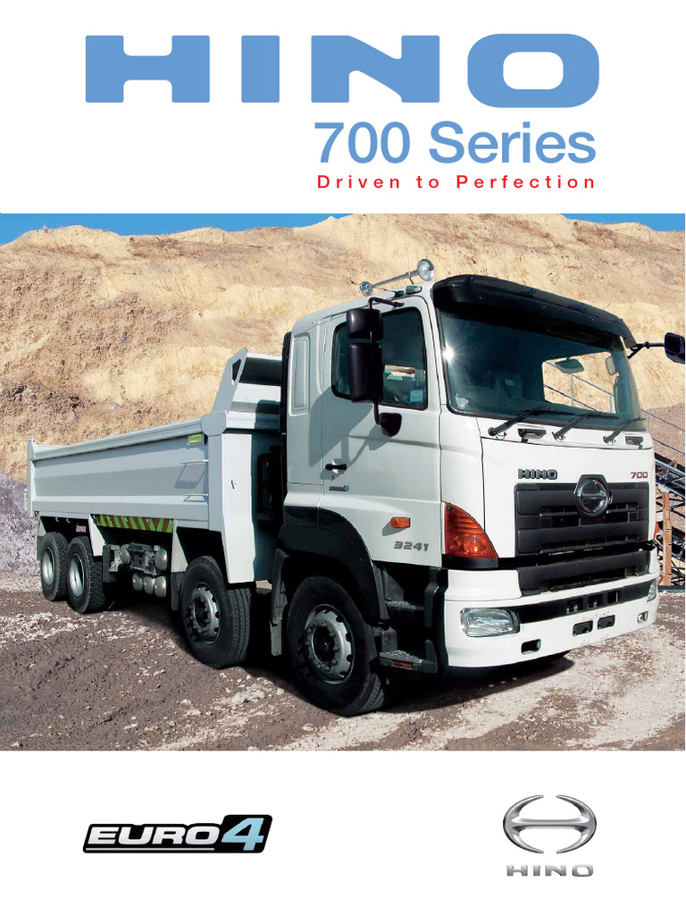 HINO 700 Series Truck Features Overview | PDF | Truck | Engines