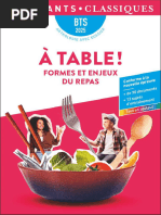 À Table - BTS 2025 (French Edition)-1 | PDF | Cène | Repas