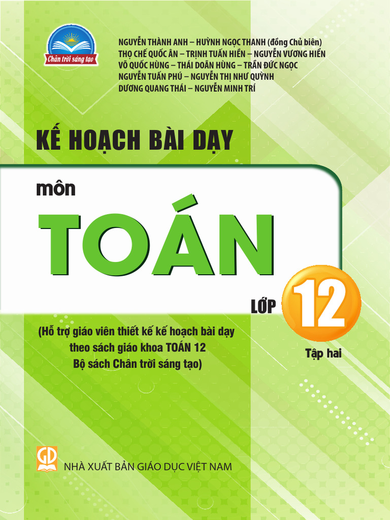 KHBD Toan 12 (Tap 2) - CTST (Up 9.10.20224) | PDF