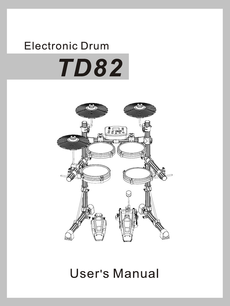 TD82 Digital Drum Kit Manual | PDF