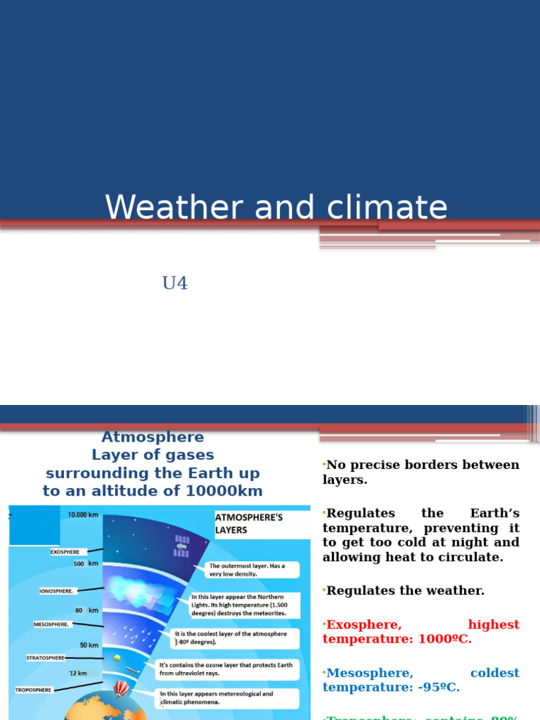 Understanding Weather and Climate Basics | PDF | Atmosphere Of Earth ...